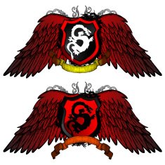 Dragon Grunge Shield
