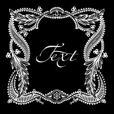 One Color Ornate Quad Text Banner N3