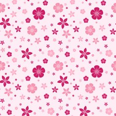 Vector seamless pattern with flowers N37