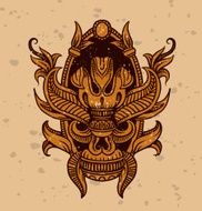 Gold vintage frame