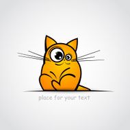 Funny cat sketch