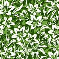 Seamless pattern with flowers Vector illustration N8