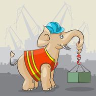 Elephant is a crane