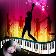Dancing Silhouettes N222