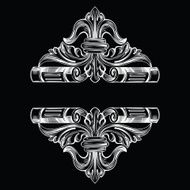 Decorative Vintage Ornate Banner