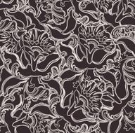 Vintage Floral Stroke Background