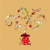 bag with presents N5