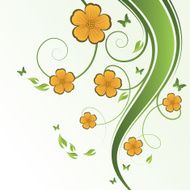 abstract floral background N144