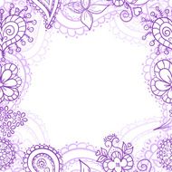 Frame With Flowers N10