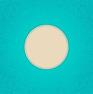 blue abstract frame