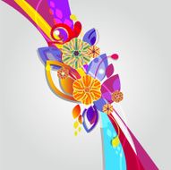 Bright floral design
