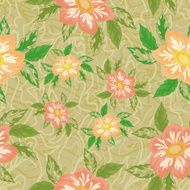 seamless background with flowers dahlia N3