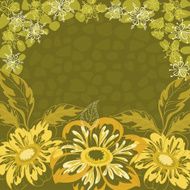 Floral background dahlia