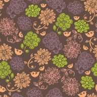 floral seamless pattern N764