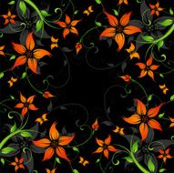 Flower pattern N148