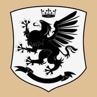 Heraldic Griffin N2