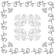 abstract floral pattern N84