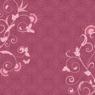 Pink abstract floral background N2