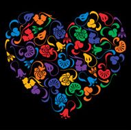Ornamental heart N9
