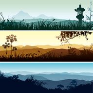 Landscape banners N4
