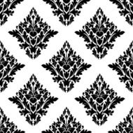 Seamless arabesque pattern in diamond shape