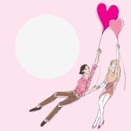 Valentines ballons flight N2