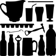 Cold Drink Silhouettes