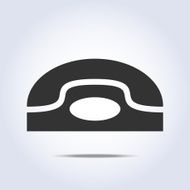 Phone retro icon in vector