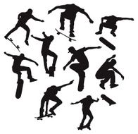Awesome skateboarders to use in your design