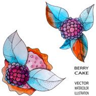 Raspberry cake