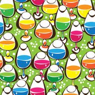 wine glasses seamless pattern