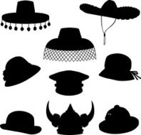 Hats Silhouettes
