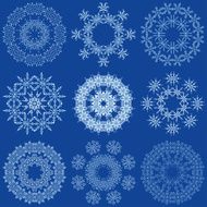 snowflakes set N9