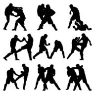 Ultimate fighters fighting