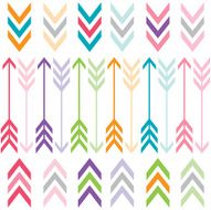 Colorful Arrows Set - Illustration