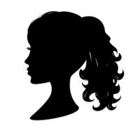 Beautiful Woman Silhouette N85