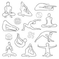 vector yoga position N2