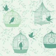 Cute Birds and Birdcages