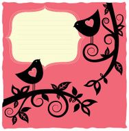 Birds in love banner N2