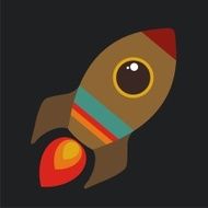 vintage rocket