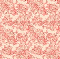 Seamless Pattern with floral ornament N156