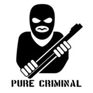 Criminal person logo