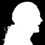 Vector silhouette of a man N706