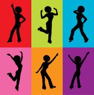 Disco Lady Silhouettes N2