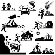 Disaster Doomsday Catastrophe Pictogram