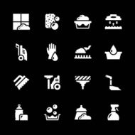 Set icons of cleaning N3