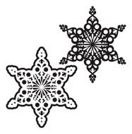 snowflake silhouettes N2