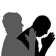 Vector Silhouette Of People N658