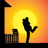 Vector Silhouette Of People N660