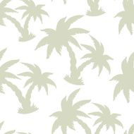 Seamless pattern with silhouettes coconut palm trees N12